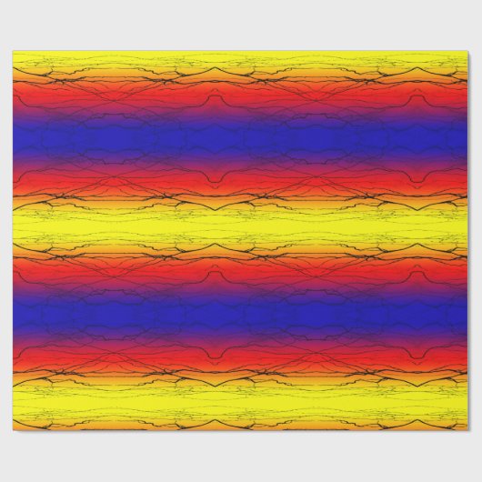 Abstrakte Breite Geschenkpapier (Flach)