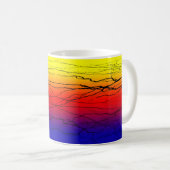Abstrakte Breite Kaffeetasse (VorderseiteRechts)
