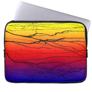 Abstrakte Breite Laptopschutzhülle