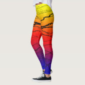 Abstrakte Breite Leggings (Links)