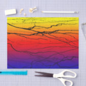 Abstrakte Breite Seidenpapier (Handwerk)