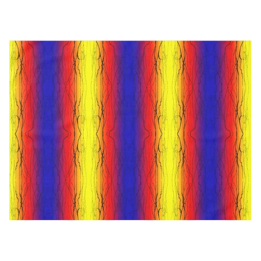 Abstrakte Breite Tischdecke (Vorderseite (Horizontal))