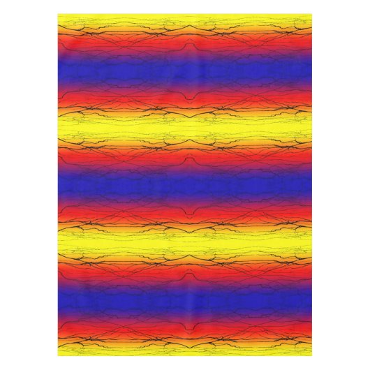 Abstrakte Breite Tischdecke (Vorderseite)