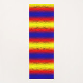 Abstrakte Breite Yogamatte (Vorderseite)