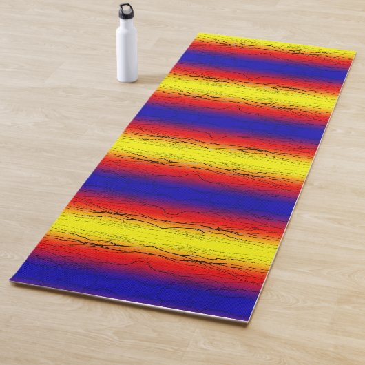 Abstrakte Breite Yogamatte (Beispiel)