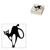 Abstrakte Briefmarke der Silhouette Gummistempel (Stempel)