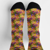 Abstrakte Bright Shine Butterfly Socken (Oben)