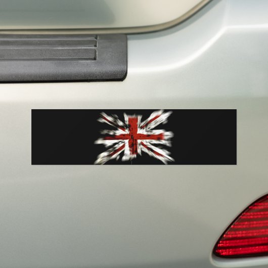 Abstrakte britische Flagge Autoaufkleber (Auf Auto)