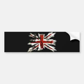 Abstrakte britische Flagge Autoaufkleber