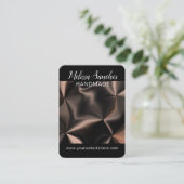 Abstrakte Bronze-Mix-Muster Kunst Visitenkarte (Stehend Vorderseite)