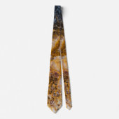 Abstrakte Bronzestruktur Krawatte (Vorderseite)