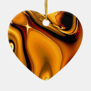 Abstrakte Bronzeverzierung Keramik Ornament