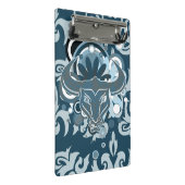 Abstrakte Bull Mini-Zwischenablage Mini Klemmbrett (Schrägansicht)