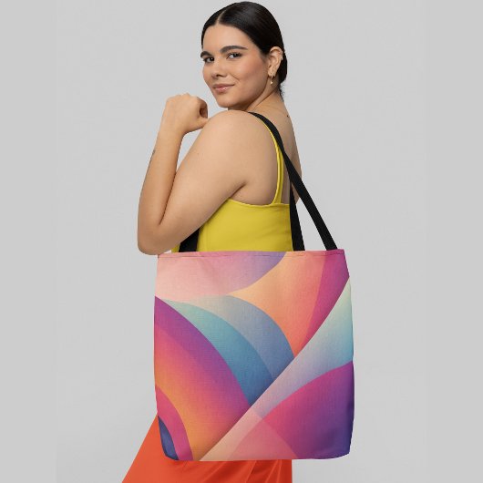 Abstrakte bunt geometrische Gradienten Tasche