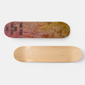 abstrakte bunte aufwerfendamenstraßen-Kunstart Skateboard (Horizontal)