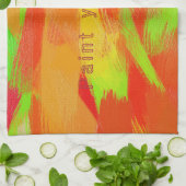 Abstrakte bunte Bürste streicht texture.text. Handtuch (Gefaltet)