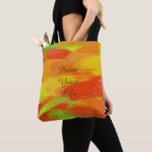 Abstrakte bunte Bürste streicht texture.text. Tasche (Von Nahem)