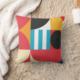 Abstrakte bunte geometrische Muster Kissen