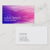 Abstrakte bunte grafischer visitenkarte (Vorne/Hinten)