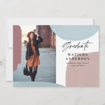 Abstrakte bunte Multi-Foto-Abschlussfeier