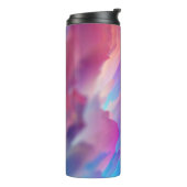 Abstrakte Bunte Spikes Thermosbecher (Nach links gedreht)