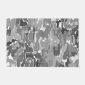 Abstrakte, bunte Türmatte (Vorderseite)