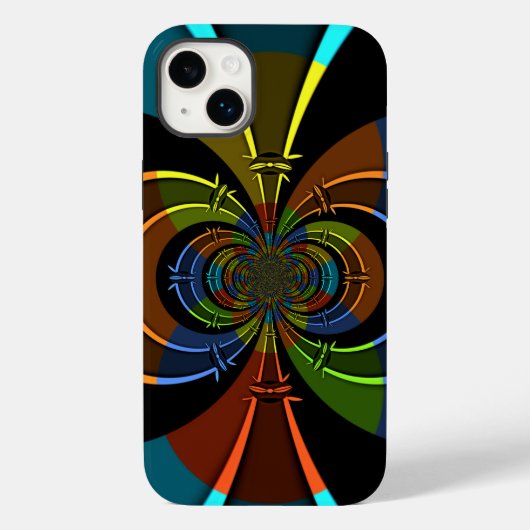Abstrakte Burst Art Print Case-Mate iPhone Hülle (Rückseite)