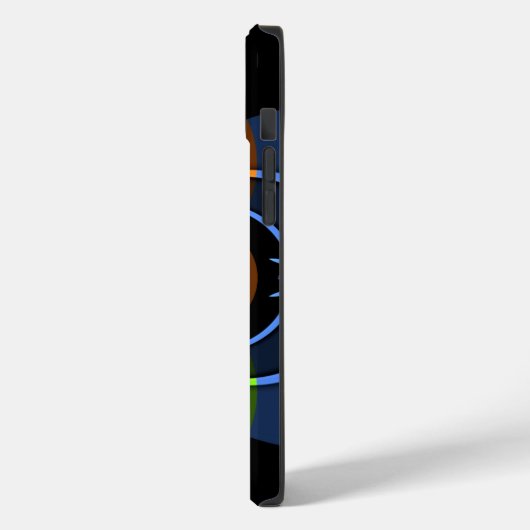 Abstrakte Burst Art Print Case-Mate iPhone Hülle (Rückseite / Links)