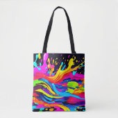Abstrakte Burst Art Tasche (Vorderseite)