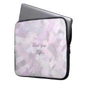 Abstrakte Bürste streicht Beschaffenheit Laptopschutzhülle (Vorderseite Links)