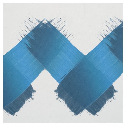 Abstrakte Bürste streicht geometrisches Muster Stoff (Muster)