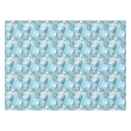 abstrakte Bürste streicht Muster Tischdecke (Vorderseite (Horizontal))