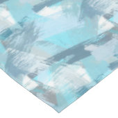 abstrakte Bürste streicht Muster Tischdecke (Schrägansicht)