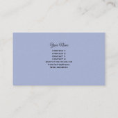 abstrakte Business Card mit Blue & Gold-Marmor Visitenkarte (Rückseite)