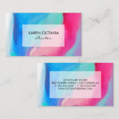 Abstrakte Business Card Visitenkarte (Vorne/Hinten)