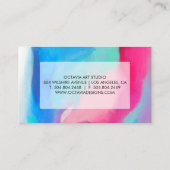 Abstrakte Business Card Visitenkarte (Rückseite)