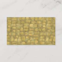 Abstrakte Business Cards für moderne Kunst - Gold  Visitenkarte