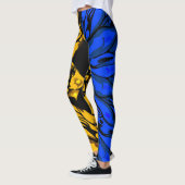 Abstrakte Butterfly 2 Farben Leggings (Links)