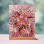 Abstrakte Butterfly Farbenfrohe Fantasie Fraktal K Acrylschild (Neutral)