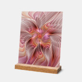 Abstrakte Butterfly Farbenfrohe Fantasie Fraktal K Acrylschild (Winkel)