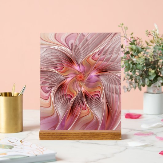 Abstrakte Butterfly Farbenfrohe Fantasie Fraktal K Acrylschild (Hochzeit)