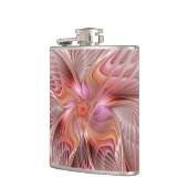 Abstrakte Butterfly Farbenfrohe Fantasie Fraktal K Flachmann (Links)