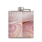 Abstrakte Butterfly Farbenfrohe Fantasie Fraktal K Flachmann (Rückseite)