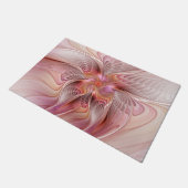 Abstrakte Butterfly Farbenfrohe Fantasie Fraktal K Fußmatte (Schrägansicht)