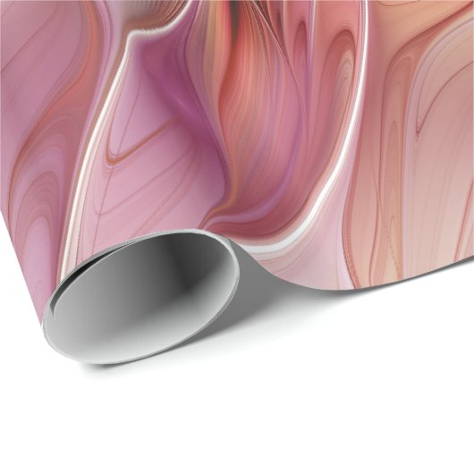 Abstrakte Butterfly Farbenfrohe Fantasie Fraktal K Geschenkpapier (Rolleneckpunkt)