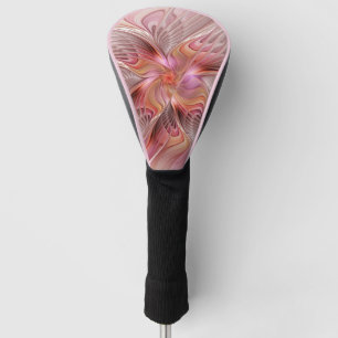 Abstrakte Butterfly Farbenfrohe Fantasie Fraktal K Golf Headcover