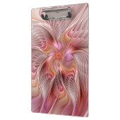 Abstrakte Butterfly Farbenfrohe Fantasie Fraktal K Klemmbrett (Links)
