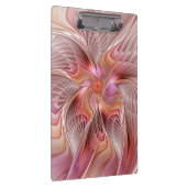 Abstrakte Butterfly Farbenfrohe Fantasie Fraktal K Klemmbrett (Rechts)