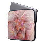 Abstrakte Butterfly Farbenfrohe Fantasie Fraktal K Laptopschutzhülle (Vorderseite Links)