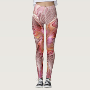 Abstrakte Butterfly Farbenfrohe Fantasie Fraktal K Leggings